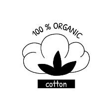 100% organic cotton icon