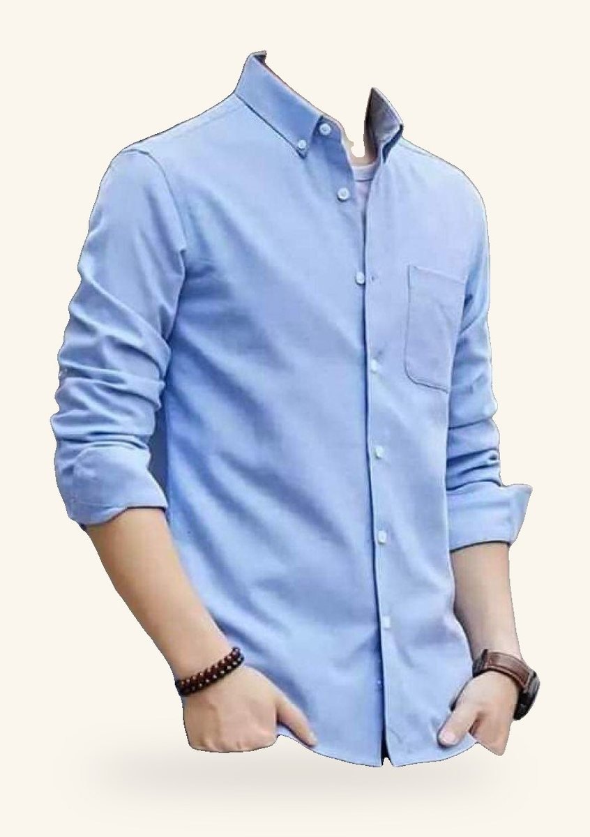 Light blue casual shirt